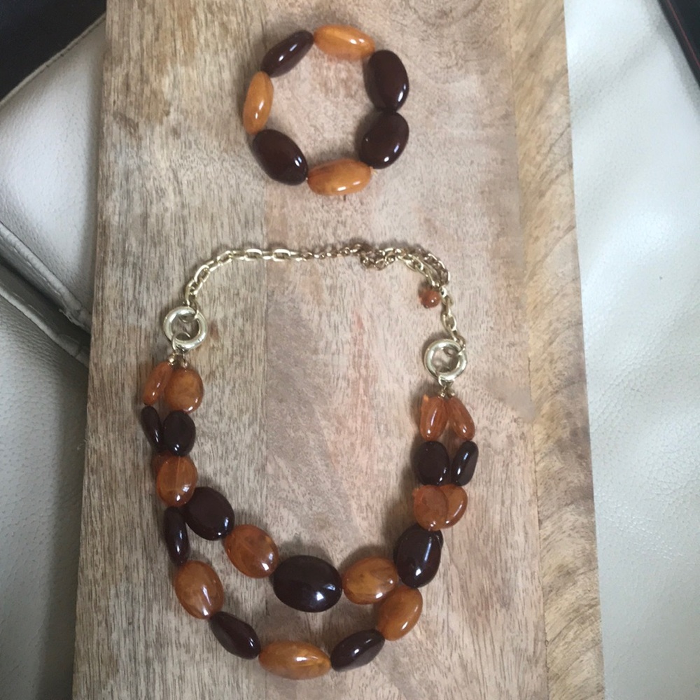 Necklace with matching bracelet